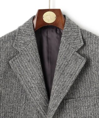 J.PRESS MEN 【定番】LOVAT LAVEROCK TWEED ヘリンボンツイードジャケット グレー系1