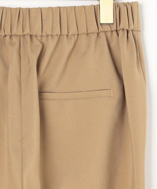 組曲 【美シルエット・ストレッチ・シワになりにくい】オシャクロス テーパードパンツ ベージュ系