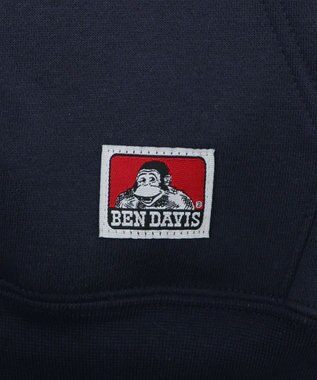 WEGO BENDAVISアーチロゴZIPパーカー ネイビー