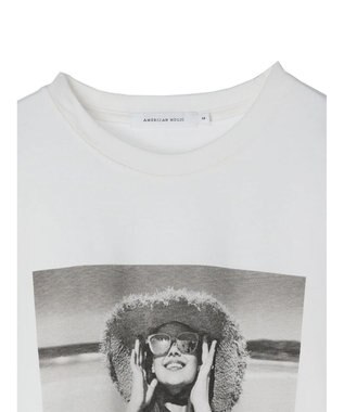 AMERICAN HOLIC フォトプリント半袖カットプルオーバー B