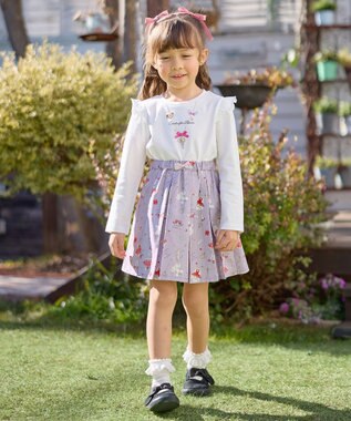 ANY KIDS 【カードキャプターさくら×any FAM】ネックレス Tシャツ オフホワイト