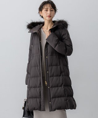 新色追加/洗える/撥水加工】シレータフタ ロング ダウンコート