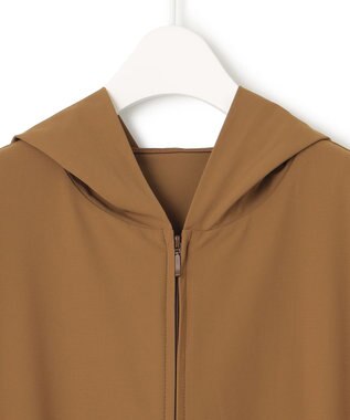 ICB 【接触冷感・UVカット・速乾・洗える】マットスキューバ パーカー キャメル系