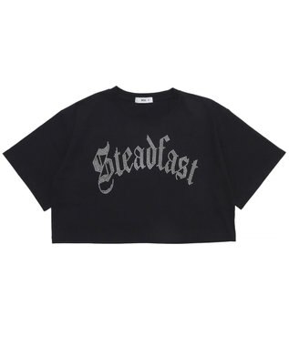 WEGO ラインストーンショートT ブラック