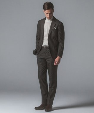 GOTAIRIKU 3ピースセットアップ対応【あたたかい】RENEWOOL ウールジャケット ダークブラウン系8