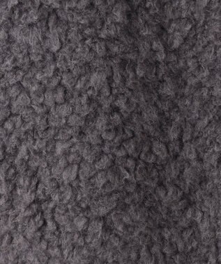 NAVE 【ReNAVE】プードルボア ロングジャケット チャコール系