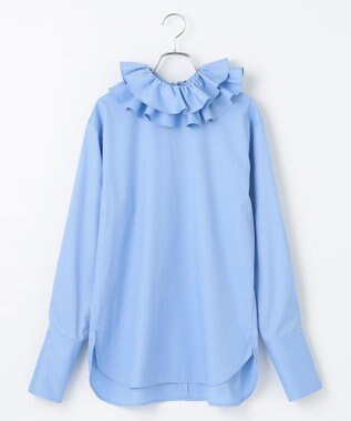 #Newans 【マシンウォッシャブル】ピエロラッフルカラーシャツ