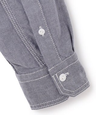 J.PRESS YORK STREET 【UNISEX】シャンブレーワークシャツ サックスブルー系