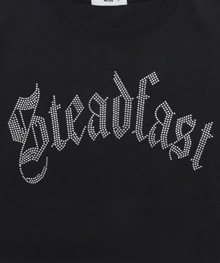 WEGO ラインストーンショートT ブラック