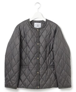 J.PRESS LADIES 【WEB限定カラーあり・洗える】コンパクトタフタキルティング ブルゾン スレート系