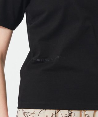 BEIGE， HORSETAIL / メッセージTシャツ Black x Black