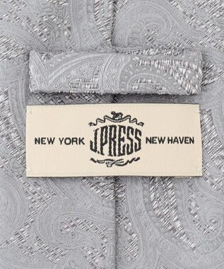 J.PRESS MEN 【J.PRESS 10PLY LUXURY SILK COLLECTION】ペイズリー ネクタイ ライトグレー系7