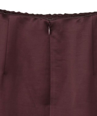 BEIGE， CASSITER / リネンブレンド サテンスカート Bordeaux