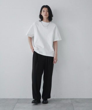 WEGO 【ユニセックス着用アイテム/綿100%/SMLXLサイズ展開】シルキーリッチヘビーコットンT ホワイト