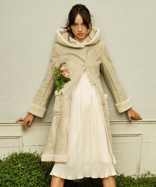 TOCCA 【洗える！】STAIRWAY ドレス ベージュ系