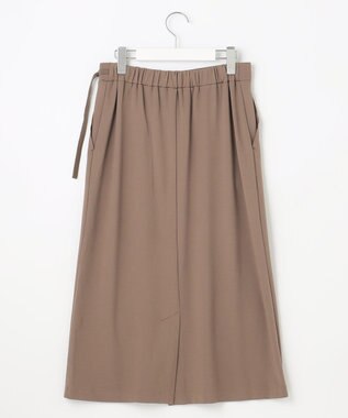 J.PRESS LADIES 【洗える】 バーズアイジャージー ナロー スカート ブラウン系