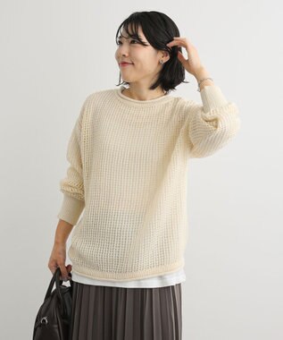 Green Parks ＳＥＴ２点２ｗａｙシャーリングニット＋インナー