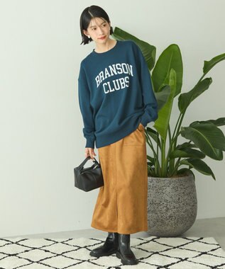 AMERICAN HOLIC アソートカレッジロゴ裏毛プルオーバー Navy