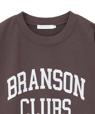 AMERICAN HOLIC アソートカレッジロゴ裏毛プルオーバー Brown