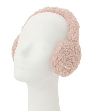 MOONBAT 【ギフトBOX付】FURLA ムートン風ふわふわイヤーマフ ピンク