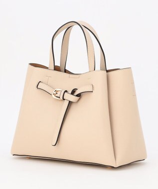 組曲 フロントベルト2WAYハンド バッグ グレージュ系