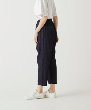 caqu FS linen cropped tapered pants クロップド丈 リネンイージーパンツ rinse
