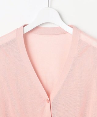 Feroux シアーニット カーディガン ピンク系