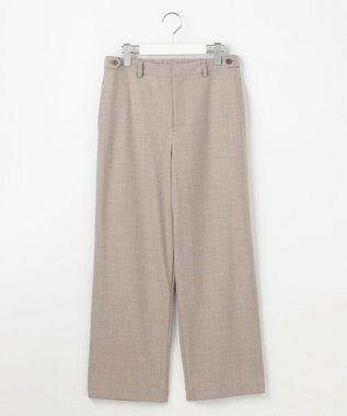 J.PRESS LADIES 【洗える】ANASTASIA milled セミワイド パンツ ベージュ系