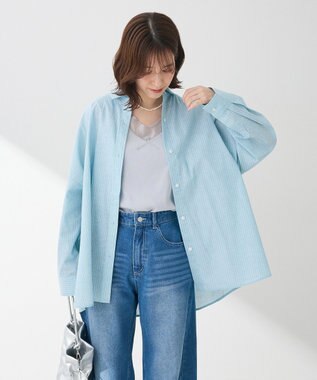 Green Parks ・ＳＵＧＡＲ　ＳＰＯＯＮ　シアー切替タンクトップ Light Gray