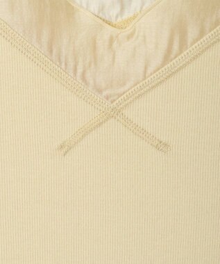 Green Parks ・ＳＵＧＡＲ　ＳＰＯＯＮ　シアー切替タンクトップ Yellow