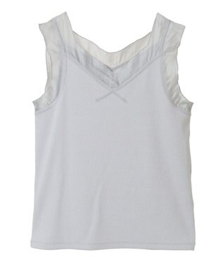 Green Parks ・ＳＵＧＡＲ　ＳＰＯＯＮ　シアー切替タンクトップ Light Gray