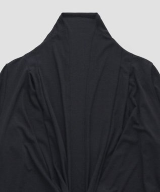 San-ai Resort（三愛水着楽園） 【UPF50＋】ショート丈羽織り　M・L【San-ai Resort（サンアイリゾート）】 ブラック