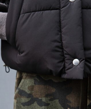 WEGO 【25年秋冬新作】ショートパファーベスト ブラック