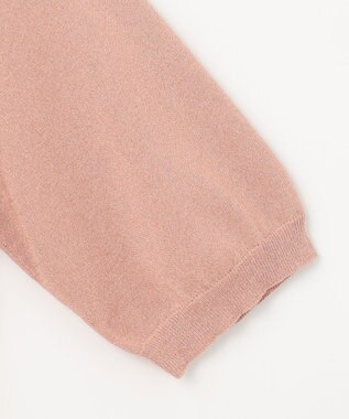 組曲 L 【WEB限定・2SET】シャイニーラメニット×チュールスカート ローズ系