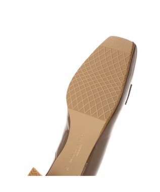 MODE ET JACOMO 【レイン対応】クラシックデザインレインパンプス オークエナメル