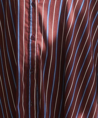 WEGO 【ANGIE VINTAGE】ボリュームスリーブ バンドカラー シャツワンピース 柄6