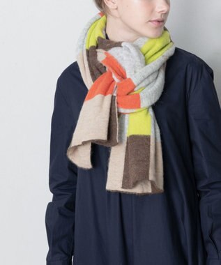 GRADATION SHAGGY SCARF／グラデーションシャギーマフラー / TRICOTE