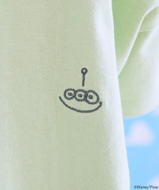 earth music&ecology 【予約】リンガーTシャツ/TOY STORY グリーン
