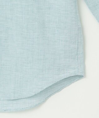 JOSEPH ABBOUD 【キングサイズ・カラー豊富/サステイナブル】リヨセルリネンサッカーシャツ グリーン系