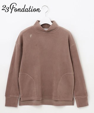 23区GOLF 【23Fondation/WOMEN】【吸湿発熱】モックネック プルオーバー ベージュ系