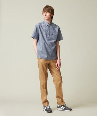 J.PRESS MEN アメリカンコットン ダンガリーシャツ ネイビー系