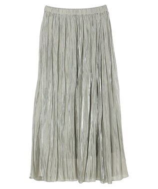 earth music&ecology シャイニーギャザースカート Mint