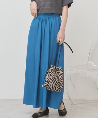 AMERICAN HOLIC 【選べる丈】ギャザースカーチョ【WEB限定カラー有り】 Blue