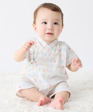 MIKI HOUSE HOT BISCUITS 【ミキハウス】【50-80cm】甚平オール