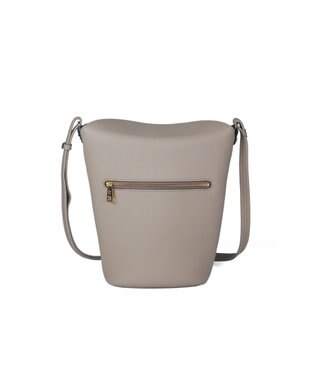 PELLE BORSA 縦型フラップショルダー Reinette レネット 4791 グレージュ
