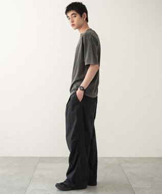 WEGO 【ユニセックス着用ITEM/MLサイズ展開/綿100%】リラックスフィットコットンT（SS） ブラックその他