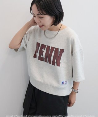 AMERICAN HOLIC 【RUSSELL×PENN】半袖スウェット Gray Mixture