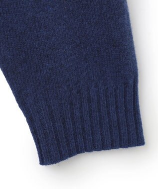 J.PRESS YORK STREET 【UNISEX】タートルハーフジップ ニット ダルブルー系