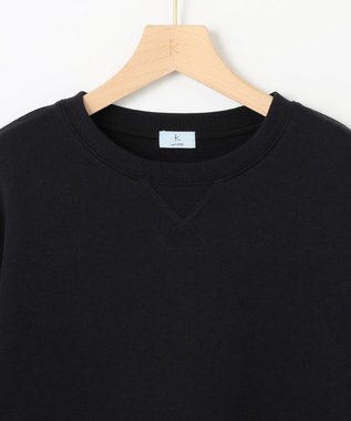 組曲 S バックプリント裏毛 プルオーバー ブラック系