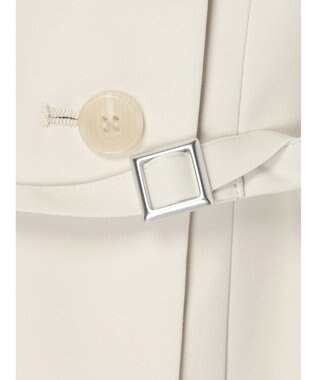 earth music&ecology トレンチ風キャミミニワンピース Ivory